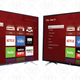 TCL US5800 55" 4K Roku TV, $400 | TCL UP130 55" 4K Roku TV, $500